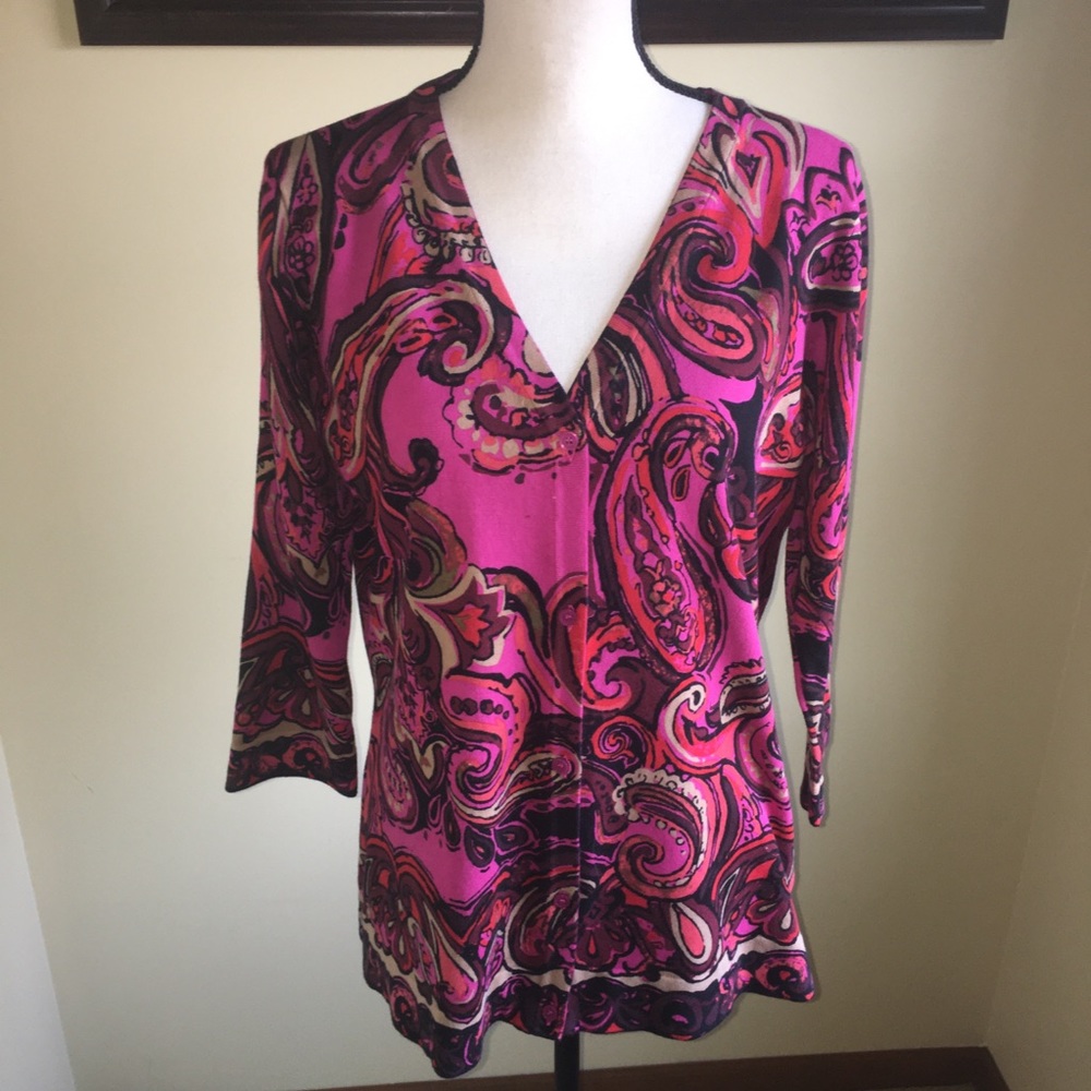 Isaac Mizrahi Button Down Cardigan Sweater